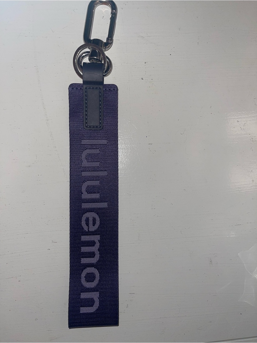 lululemon athletica Purple Branded Key Wristlet